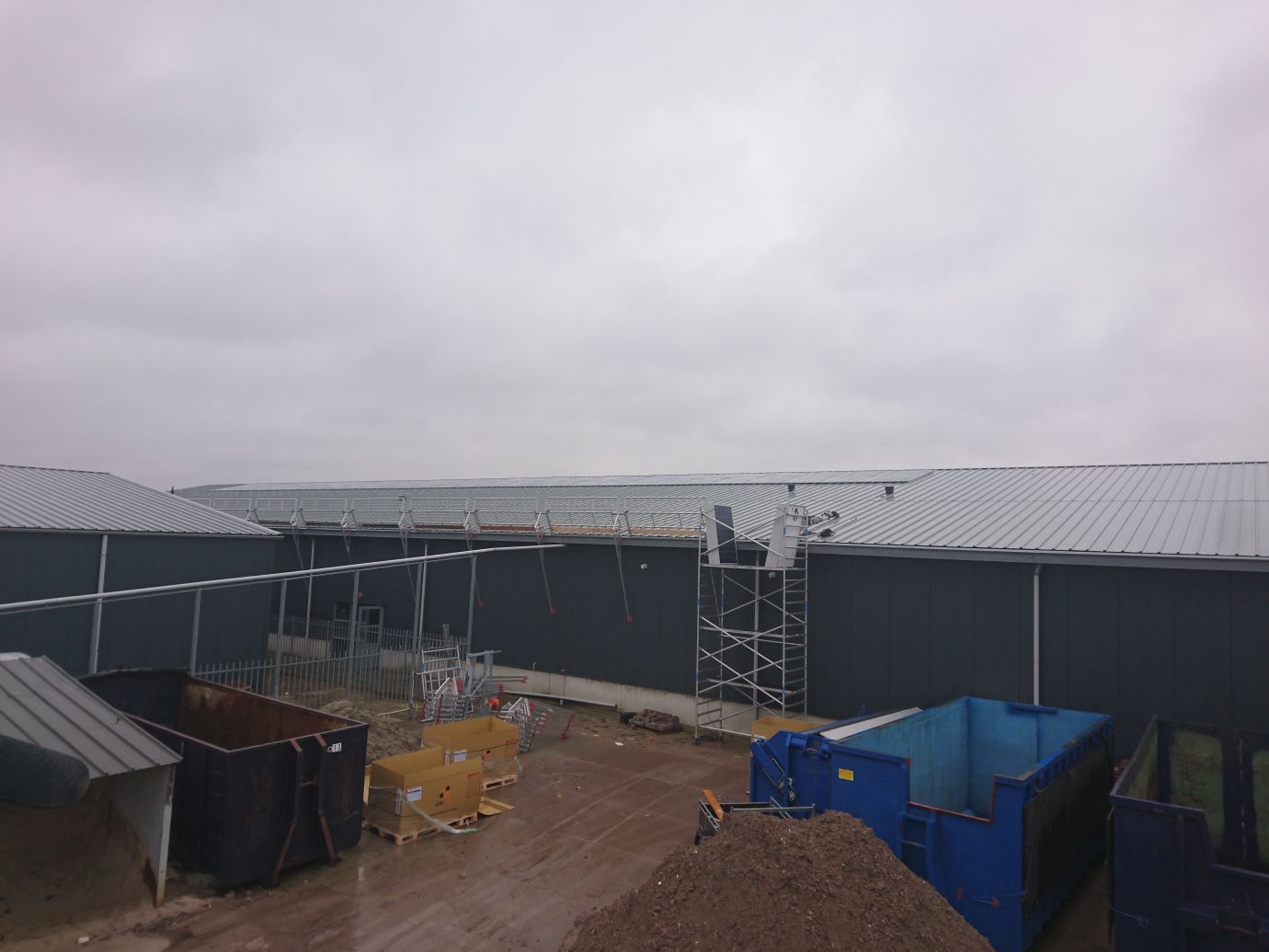 Zonnepanelen op bedrijfspand